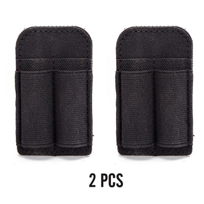 Tactical 2 Rounds Buttstock Ammo Pouch 7.62mm Bullet Magazine Hunting Accessories 2 Hole Ammo Shell Holder Shotgun Bullet Pouch