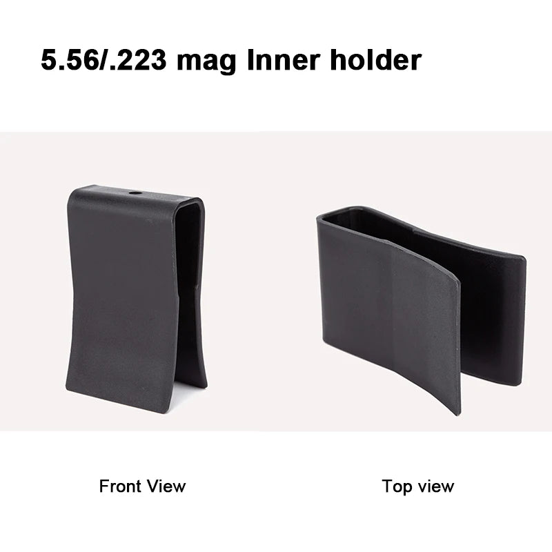 1/2/3/4 PCS Tactifans MAG Insert,Nylon Wedge Mag Pouch Insert 5.56,Molle Magazine Insert for 556 762 Open Top Magazine Pouches