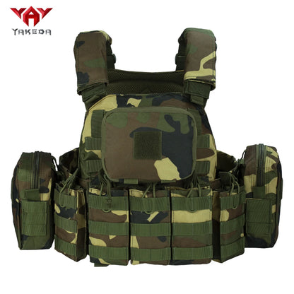 YAKEDA multifunctional lightweight full set with adjustable and freely expandable accessories outdoor hunting vest