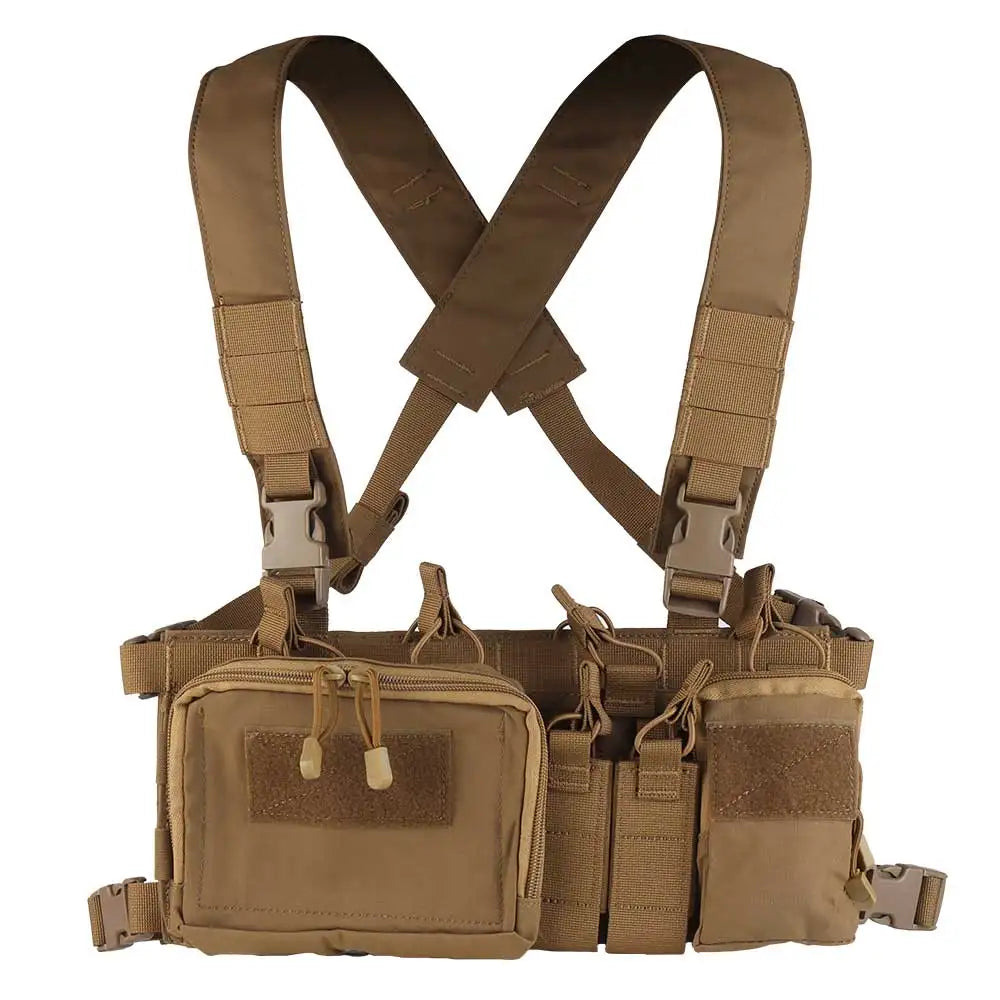 OphidiaTac D3CRH Chest Mount Vest Equipment Expanded AirsoftVest Accessories Heavy Duty Airsoft Hunting Equipment
