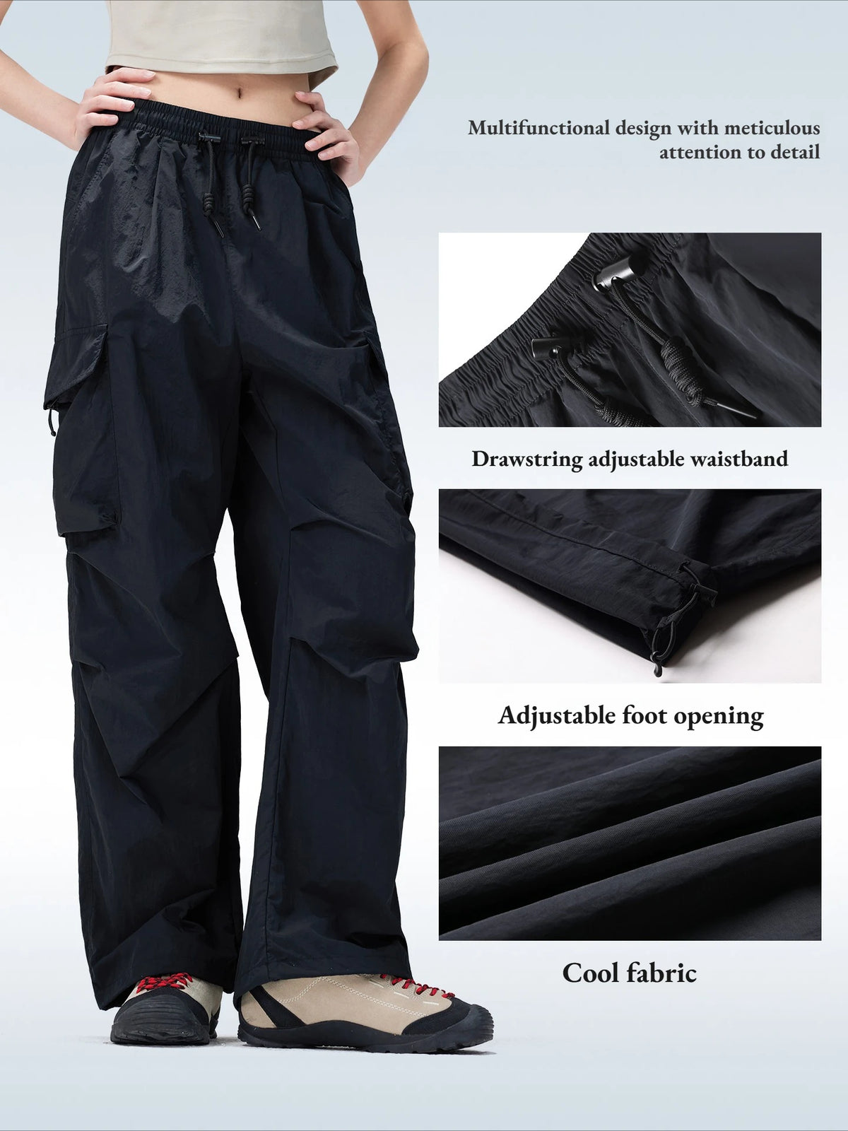 Golden Camel Men's Hiking Pants Outdoor Camping Hiking Trekking Sports Waterproof Paratrooper Trousers Softshell Quick Dry Pants