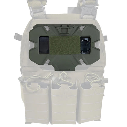 Tactical Plate Carrier MOLLE Phone Holder,Folding Navigation Board,Cellphone Hold Gear,Airsoft Hunting Vest Chest Rig Accessory