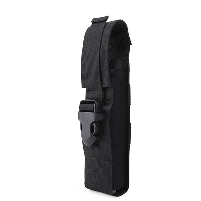 MOLLE Flashlight Holder Pouch Waist EDC Carrier for V1C0 MP5 Torches Multi Tool Storage Outdoor Camping Hiking Accessories