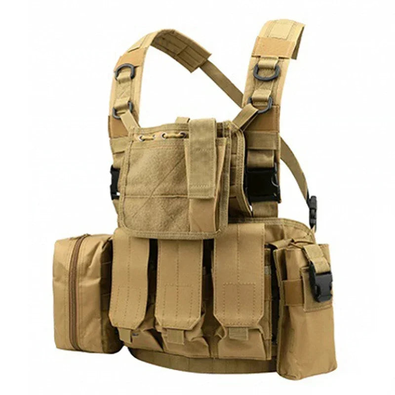 Tactical Vest CS Game Airsoft Assault Molle Vest Equipment Outdoor Clothing Hunting Camouflage Vest Combat Security Waistcoat
