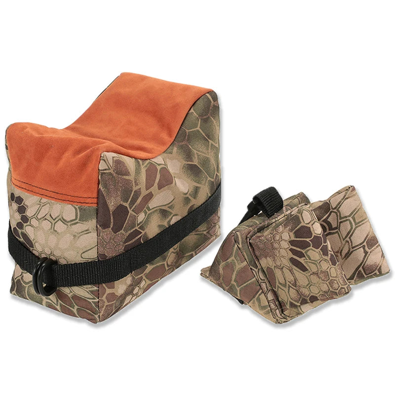 Front & Rear Tactical Bag Unfilled Support Stand Hunting Bag Gun Accessories Shooting Gun Rest Bag Set
