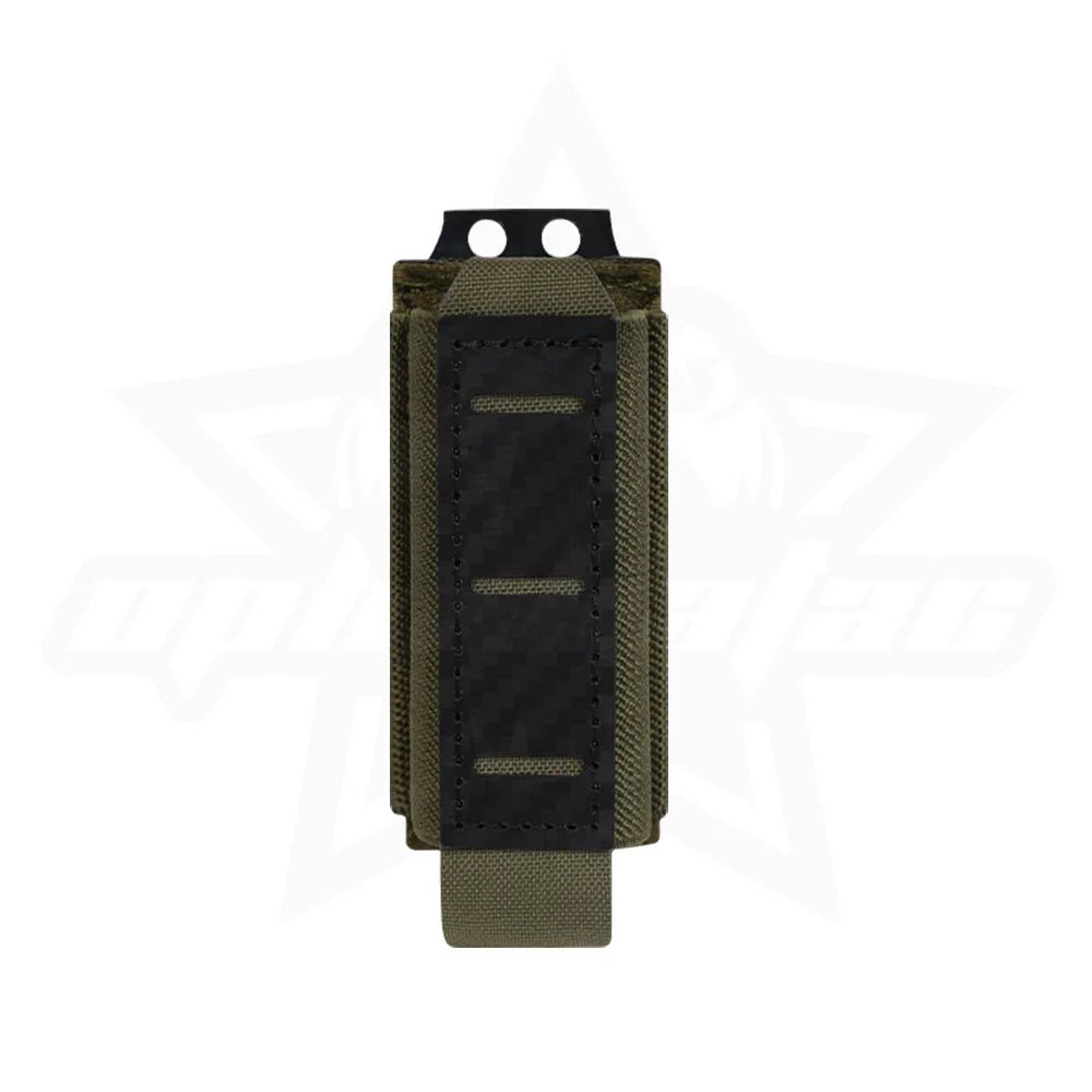 OPHIDIAN Carbon Fiber 9mm Single Magazine Pouch MOLLE Magazine Pouch Hunting Air Gun Equipment