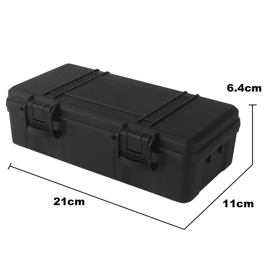 Tactical Camo Storage Box Valuable Item Hard Safety Case Multi Functional Tool Protection Boxs With Pre-cut Sponge Can Lockable