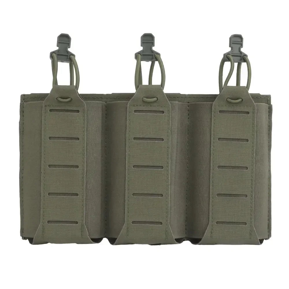 5.56/7.62mm Lightweight Triple Elastic Mag Pouch Molle Accessories Waist Bag Holster Hunting clothing accessories