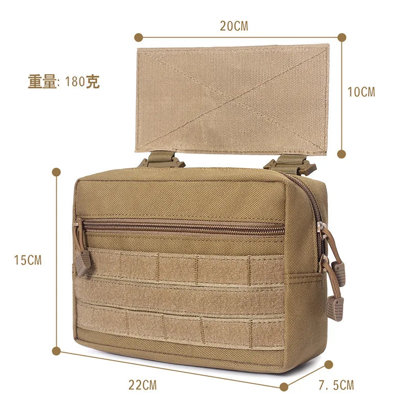 Outdoor Sports Molle EDC Pouch Dump Drop Pouches Airsoft Hiking Camping Hunting Accessories Organizer D3 Chest Rig MK3 Vest Bag