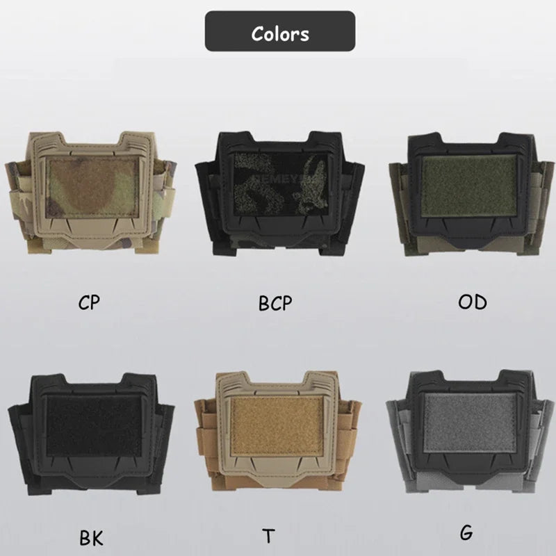 Tactical Helmet Bridge PVS-31 Battery Sub-pouch NVG Counterweight System Fast Helmet Night Vision Device Battery Case Hunting