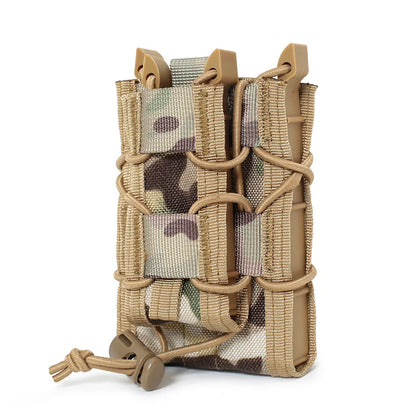 5.56 9mm Magazine Pouch  AK AR M4 AR15 Double Magazine Bag Rifle Pitol Molle Mag Holster Pouch for Hunting CS Paintball