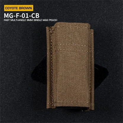 ERQYGRA Tactical Molle FAST Multi-Angle 9mm Single Mag Pouch System Accessories Waist Bag Holster Outdoors Hunting New Equipment