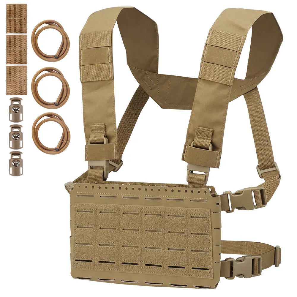 Tactical MK5 Chest Rig Molle SS MKV Micro Fight Chassis Placard 5.56 Triple Magazine Pouch Hunting Airsoft Chest Rig Vest Gear