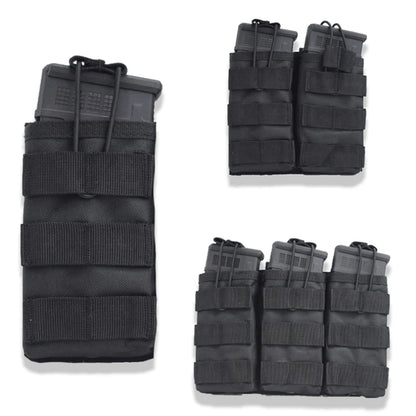 Outdoor Hunting Vest Accessories Tactical Magazine Pouch 1000D Nylon Single/Double/Triple Magazine Pouch