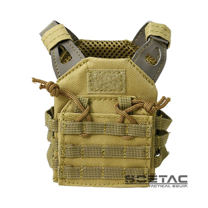 Paintball Mini Molle Vest Adjustable tactical accessory Kitty Camo Doll Carrier Decorative Tactical Gear Beer Vest 600D Nylon