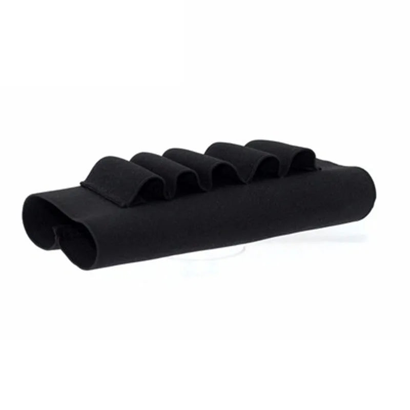 5 Hole Carrier Bag Shotgun Shell Butt Stock Molle Shell Cartridge Holder Extra Round for 12/20GA Hunting Sports Accessories