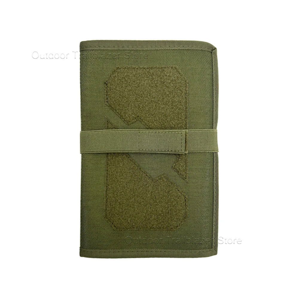 Tactical Patch Display Portable Foldable Portable Patch Board Panel Holder Hook and Loop Storage Booklet Organizer