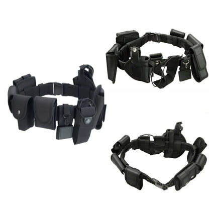 %#Outdoor Hunting Waist Belt Training Duty Security Equipment Ten piece Set Accessories Belt, Multi functional Nylon Belt