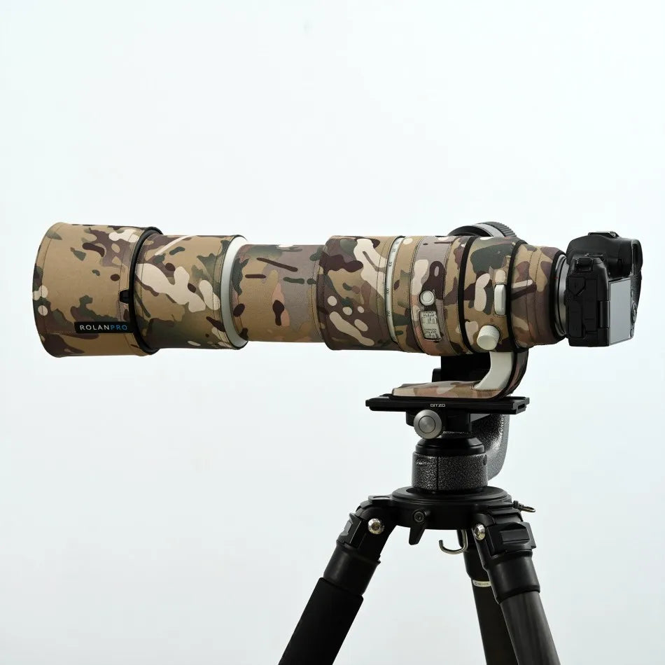 ROLANPRO Waterproof Lens Coat For Canon RF 200-800mm F6.3-9 IS USM Camouflage Rain Cover Lens Protection Case Guns Sleeve