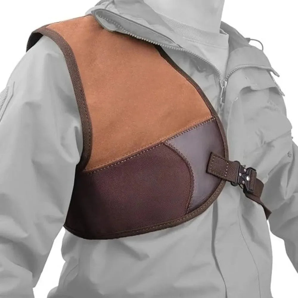 Recoil Absorbing Shoulder Pad, Non Slip Cushion Recoil Buffer Protector for Outdoor Hunting Sports Shooting Accessories