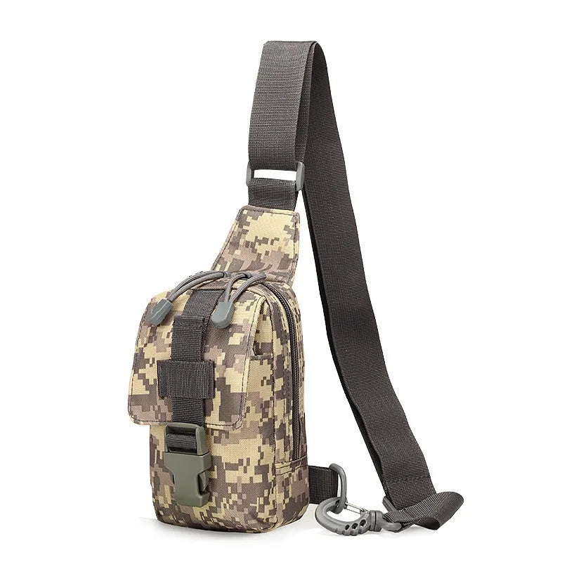 Men's Chest Bag Small Shoulder Bag Portable Mobile Phone Pouch Men Outdoor Trekking Hiking Camping Hunting Crossbody Backpack