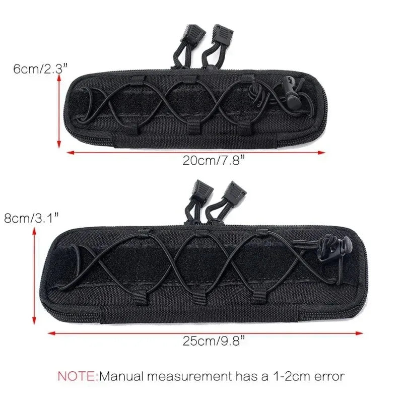 Tactical Molle Multi-Functional Edc Knife Set Nylon Knife Pouch Suitable Outdoor Activities Hiking Hunting Accessories