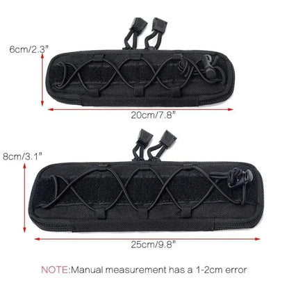 Tactical Molle Multi-Functional Edc Knife Set Nylon Knife Pouch Suitable Outdoor Activities Hiking Hunting Accessories