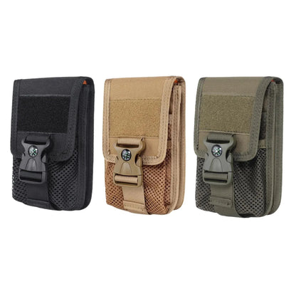 Tactical Double-layer Phone Pouch Hunting Camouflage Molle Bags Outdoor Hunting Molle Fanny Bag Waist Bag Outdoor Sport Bag