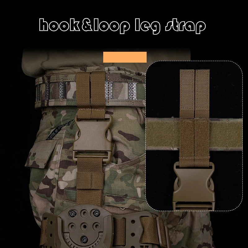 Tactical Drop Leg Platform 360 Degree Leg Strap Hunting Gun Holster Thigh Holster Modular Holster Adapter for G17/19 M9 PX4