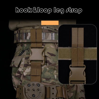 Tactical Drop Leg Platform 360 Degree Leg Strap Hunting Gun Holster Thigh Holster Modular Holster Adapter for G17/19 M9 PX4