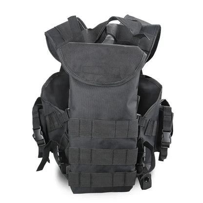Tactical Seal Vest Camouflage Combat Vest Airsoft Paintball Body Armor For Hunting War Game Airsoft Outdoor Sport With Water Bag