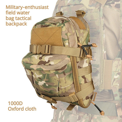 Tactical Molle  Bag, Mini Water Storage Backpack, Outdoor Assault Vest Pouch, Sports Portable Water Carrier