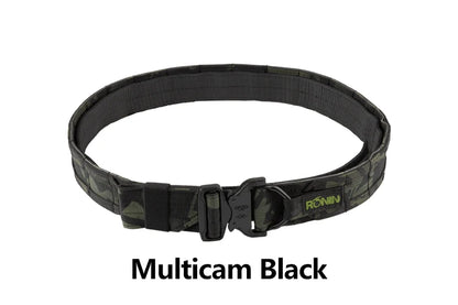 【1.5Inch  2 Inch】Ronin Style Belt Outdoor Hunting Double Layer  Belt Molle System
