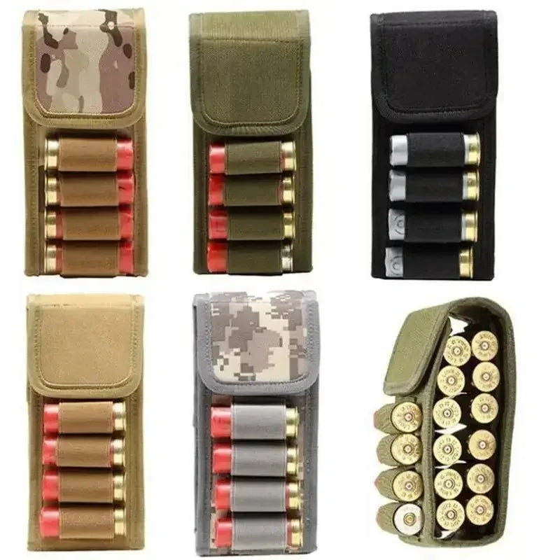 door hunting sports 16-round ammo pouch molle accessory bag EDC multi-functional camouflage waist pack tactical bag