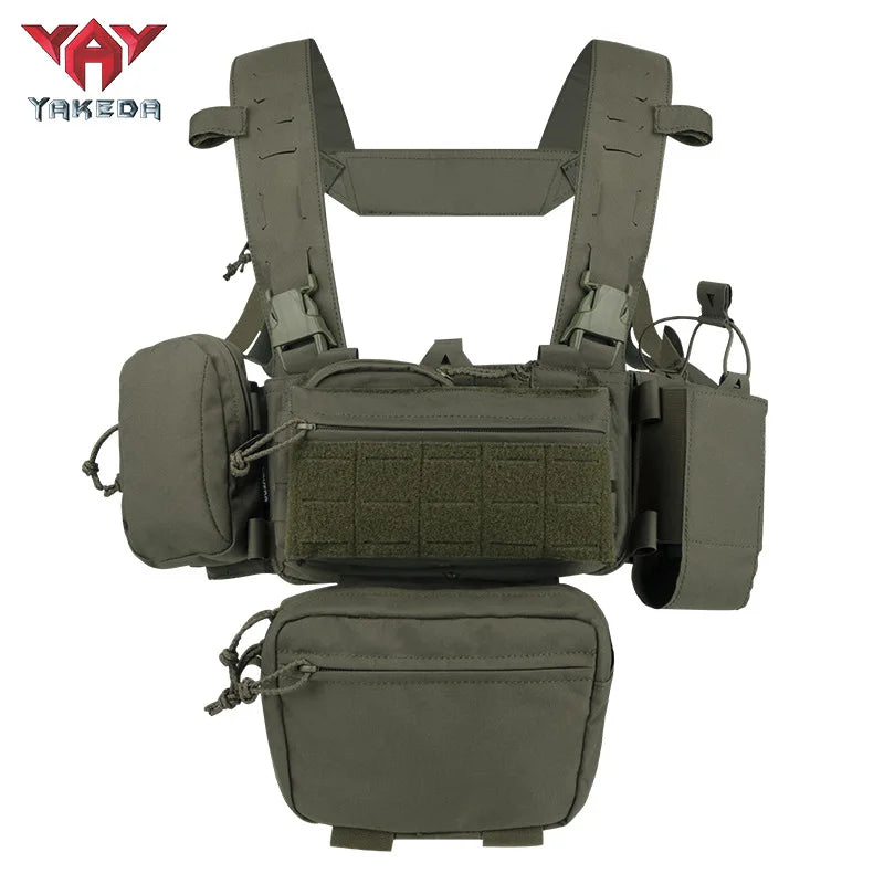 YAKEDA Tactical Vest 2026 New Lightweight Outdoor Training Wear-resistant Tactical Vest CS Sports Quick-release Vest