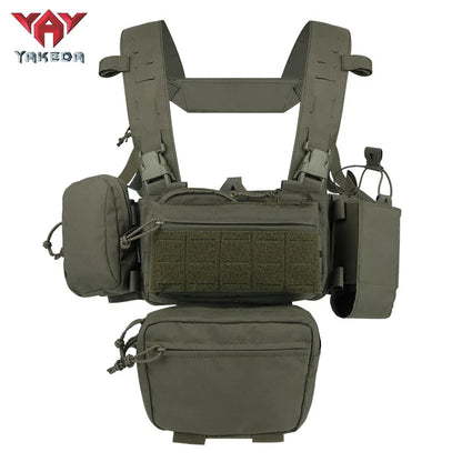YAKEDA Tactical Vest 2026 New Lightweight Outdoor Training Wear-resistant Tactical Vest CS Sports Quick-release Vest
