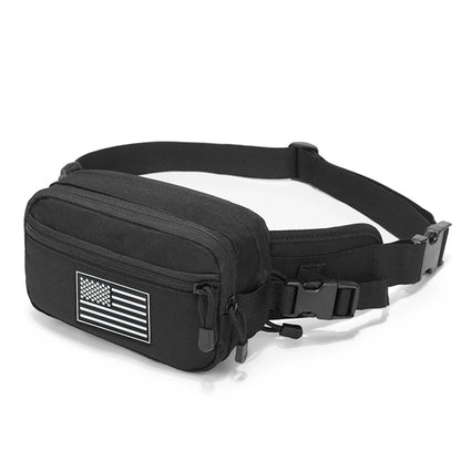 Hunting hidden waist bag with adjustable waistband and cushioning pad suitable for cycling, hiking, hunting and other scenes