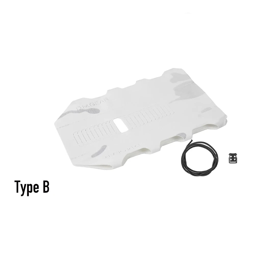 DMGear Tactical Gun Rail Cover Rail Wrap Heavy Heat Shield Gear Wrap Hand Protective Fit Quad/ One Rails 500D Nylon