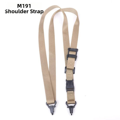 Adjustable Nylon 191 Tactical Sling Quick Release Metal Clip Gun Strap For Outdoor Hunting Shooting CS Game Tactical Carry Gear