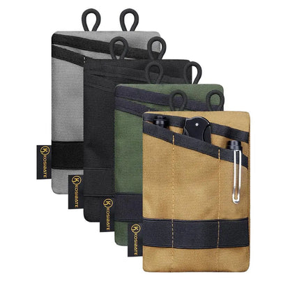 2Pcs Mini Pouch Sundries Bag Multifunctional Storage Bag Purse (Black)