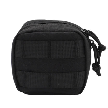 Fwoyonze Tactical Mini Multi-purpose MOLLE EDC Tool Pouch Knife Compass Flashlight Card Storage Bag Camping Micro Waist Bag
