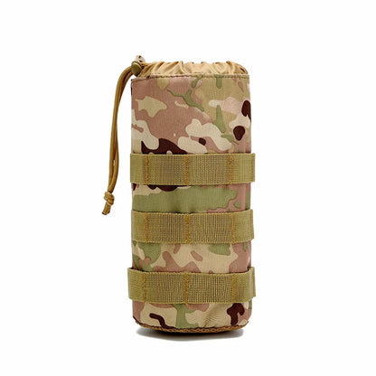 Molle Water Bottle Bag Pouch Holder Outdoor Travel Camping Hiking Cycling Fishing Hunting Water Bottle Kettle Carrier
