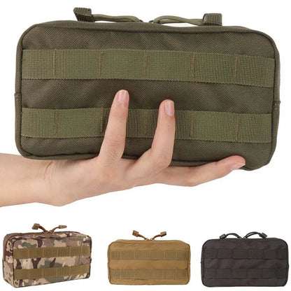 Tactical Molle EDC Tool Pouch Hunting Vest Dump Drop Pouches Outdoor Sports Fishing Camping Accessories Organizer EMT Waist Bag