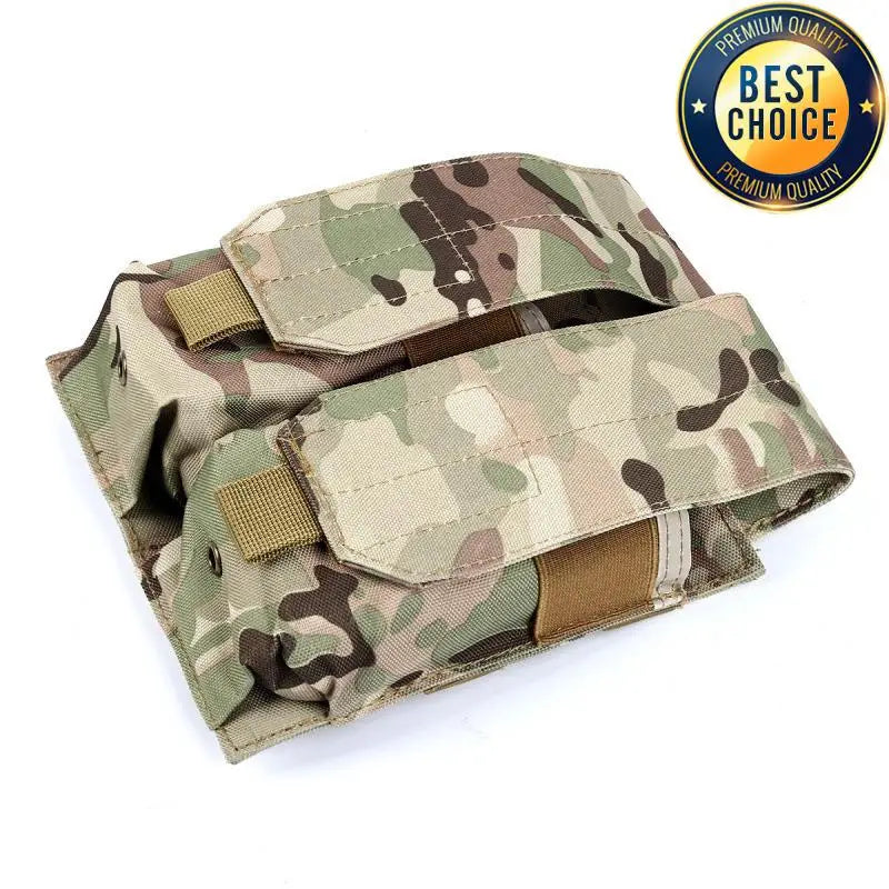 Tactical Molle 5.56mm Magazine Pouch for M4 AR15 CS Rifle Double Triple Mag CS Game Paintball Hunting Accessories Pack