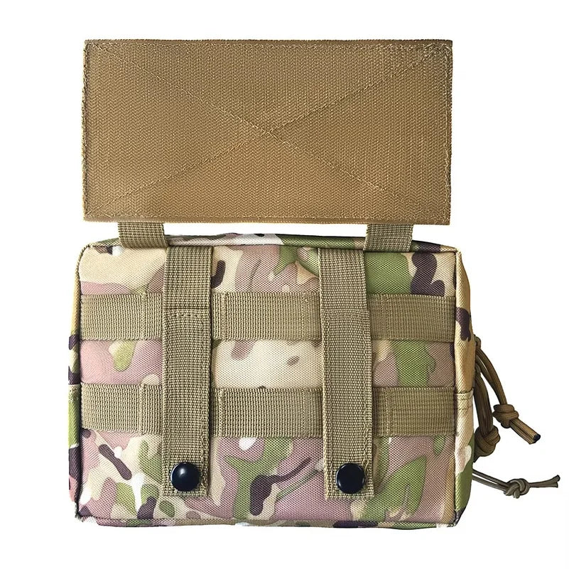 Tactical Magic Hook&Loop Expansion Accessory Pack Multi Functional EDC Storage Misc Bag MOLLE Pouch for Chest Rig Hunting
