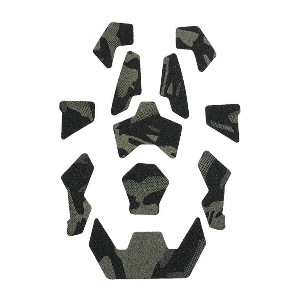 11Pcs/set Tactical FAST Helmet Cable Management Kits Magic Sticker Universal Tape Helmet Padding Stickers