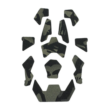 11Pcs/set Tactical FAST Helmet Cable Management Kits Magic Sticker Universal Tape Helmet Padding Stickers