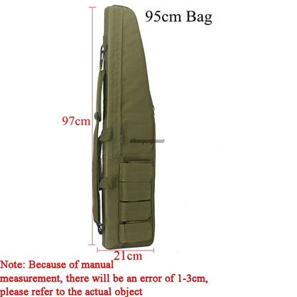 70 95 115cm Gun Bag Case Tactical Rifle Bag Backpack Sniper Carbine Airsoft Shooting Carry Shoulder Bags for Hunting Tools