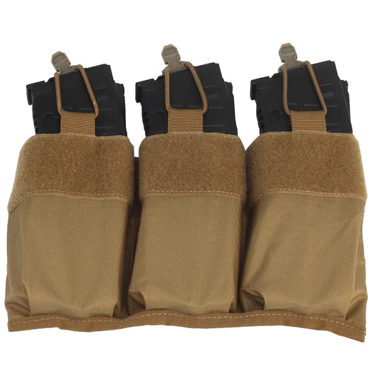 DOPE Tatical Insert 7.62×51/308 AR Triple Magazine Pouch Kangaroo Insert Magazines Bag For DOPE Front Flap FCPC V5 Plate Carrier