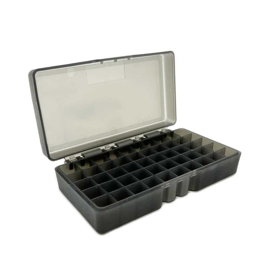 50 Round Tactical Flip-Top Ammo Box for .45 ACP/40/10MM Cal  Pistol Ammo Carry Storage Box Hunting Accessories